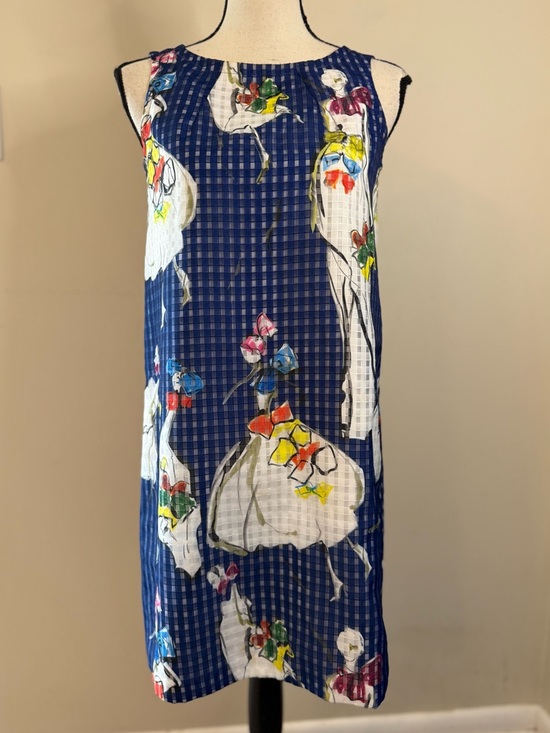 Dresses & Skirts - Wearable art handmade female fashionista sleeveless colorful midi dress SZ SM